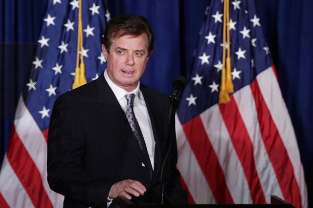 El ex director de campaña de Donald Trump, Paul Manafort.