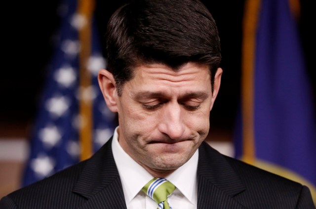 El líder de la Cámara de Representantes, Paul Ryan.