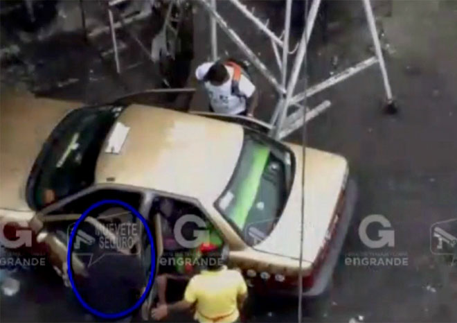 Gracias al sistema de videovigilancia del Estado de México se logró detener a una persona. 