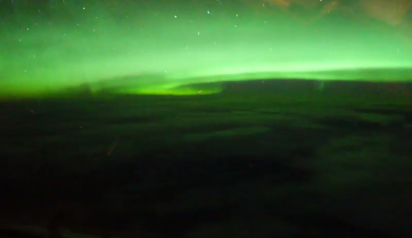 Un vuelo arrendado salió el jueves por la noche de Dunedin, en Nueva Zelanda, para volar cerca del Círculo Polar Ártico.