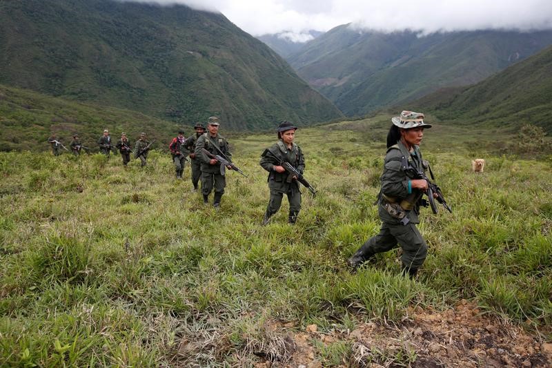 La guerrilla colombiana de las FARC, está en proceso de abandonar las armas después del acuerdo de paz . (Archivo)