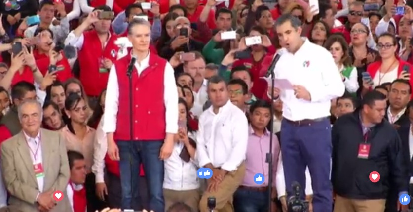 Alfredo del Mazo rindió protesta como candidato del PRI para la gubernatura del Estado de México.