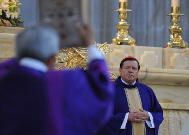 El cardenal Norberto Rivera. 