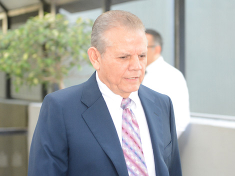 El director de la Agencia de Transporte, Jorge Longoria Treviño. 