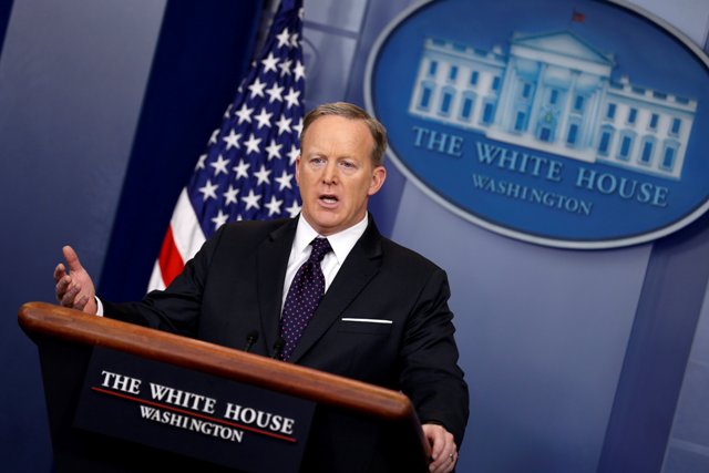 El vocero de la Casa Blanca, Sean Spicer.