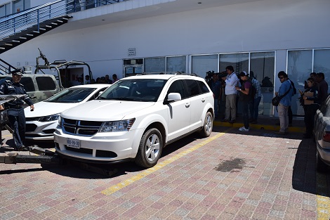 La camioneta en la que viajaban fue localizada más tarde. 