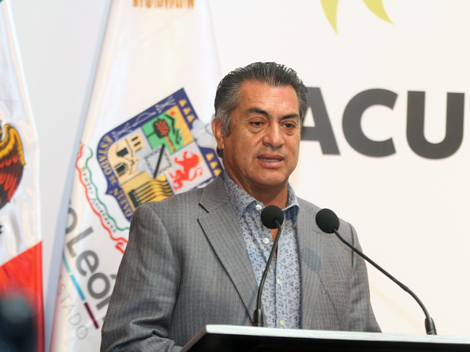 Jaime Rodríguez, gobernador de Nuevo León.