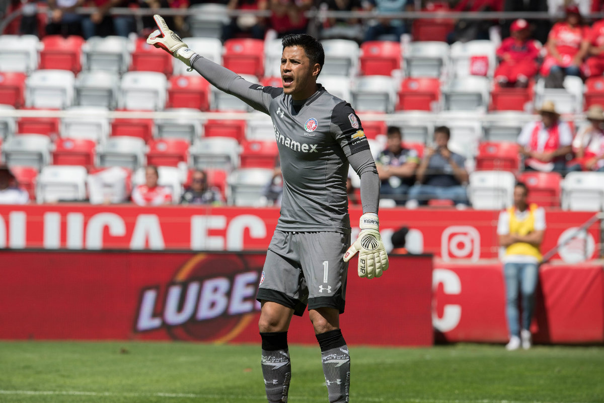 Alfredo Talavera, portero del Toluca