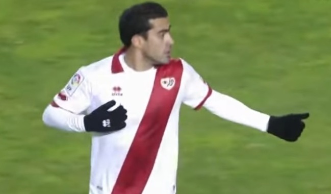 Nery Castillo en su etapa con Rayo Vallecano