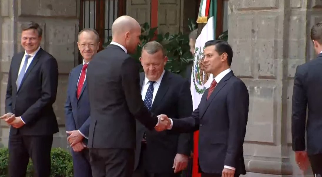 El presidente Enrique Peña Nieto recibió al Primer Ministro de Dinamarca, Lars Lokke Rasmussen.