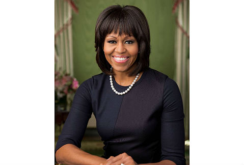 El retrato de Michelle Obama durante el segundo periodo de la admistración de Barack Obama. 