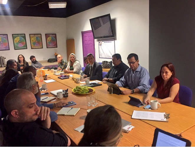 En la reunión de Roberto Campa con organizaciones sociales también estuvieron el secretario general de Gobierno y el fiscal de Chihuahua.