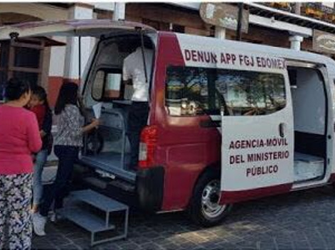 Las agencias móviles del MP recorren diferentes municipios de la entidad para dar a conocer a los mexiquenses los servicios que brindan.