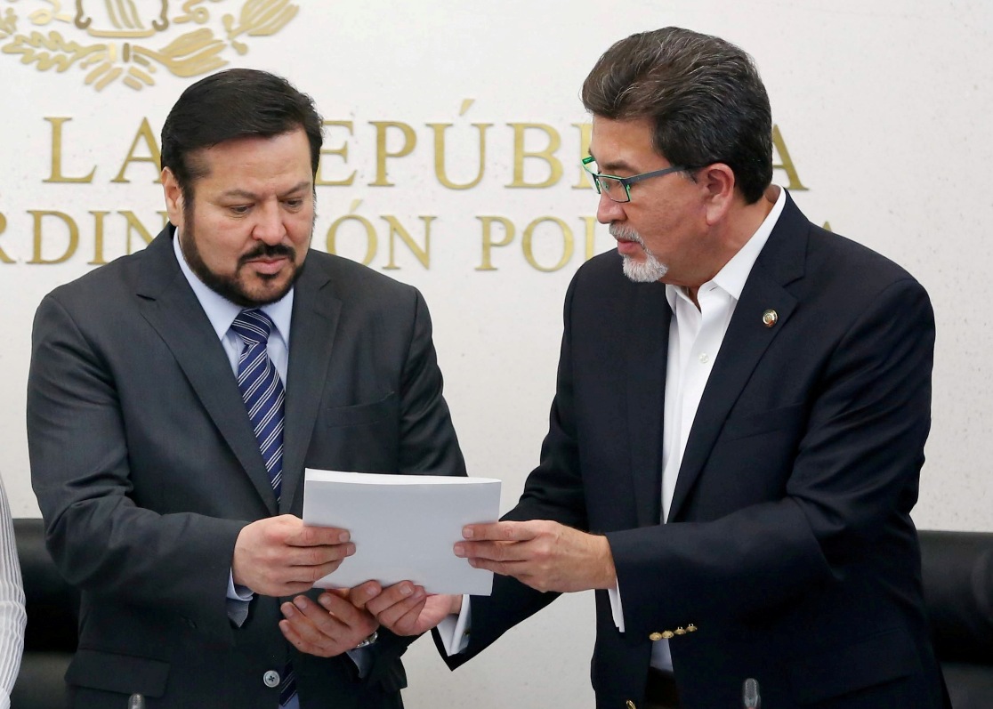 Fernando Herrera, presidente de la Junta de Coordinación Política del Senado.