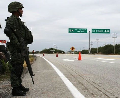 Vigilancia en carreteras de Tamaulipas