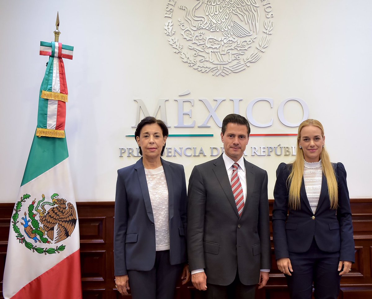 El presidente Enrique Peña Nieto se reunió con Lilian Tintori.