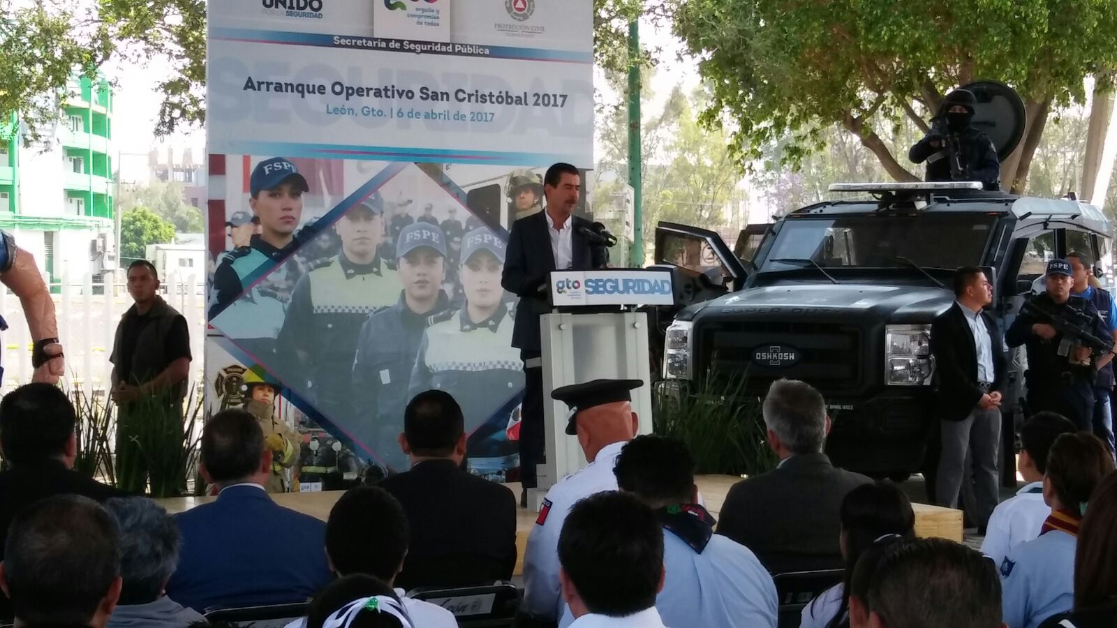 El secretario de seguridad Alvar Cabeza de Vaca. (Foto: Especial).