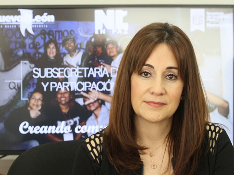 La subsecretaria de Prevención y Participación Ciudadana, María Elena Domínguez Servien. 