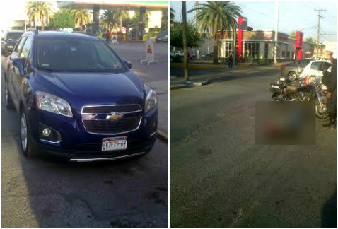 En la Calzada Colón de Torreón, un ciclista menor de edad fue atropellado.