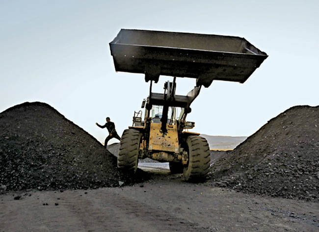 La producción china de carbón, una de las preocupaciones. 