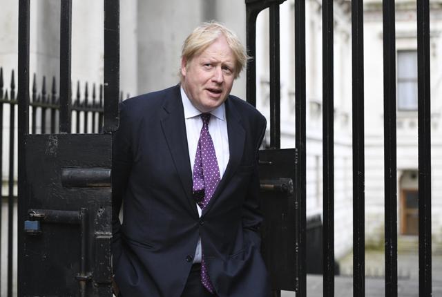 El canciller de Reino Unido, Boris Johnson.