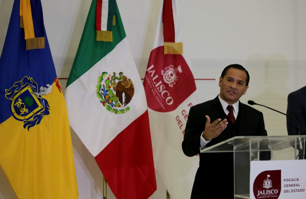 El fiscal general del estado, Eduardo Almaguer Ramírez