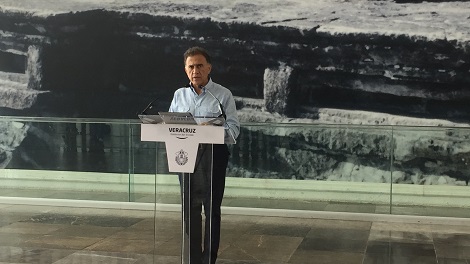 El gobernador de Veracruz anunció la llegada de elementos de la Policía Militar al estado.