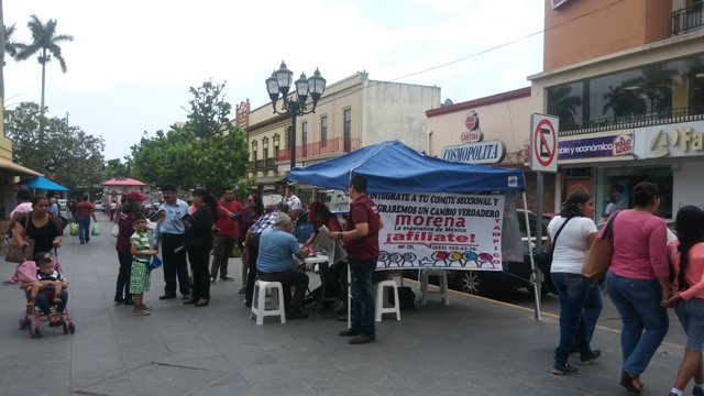 Partido Morena afiliación.