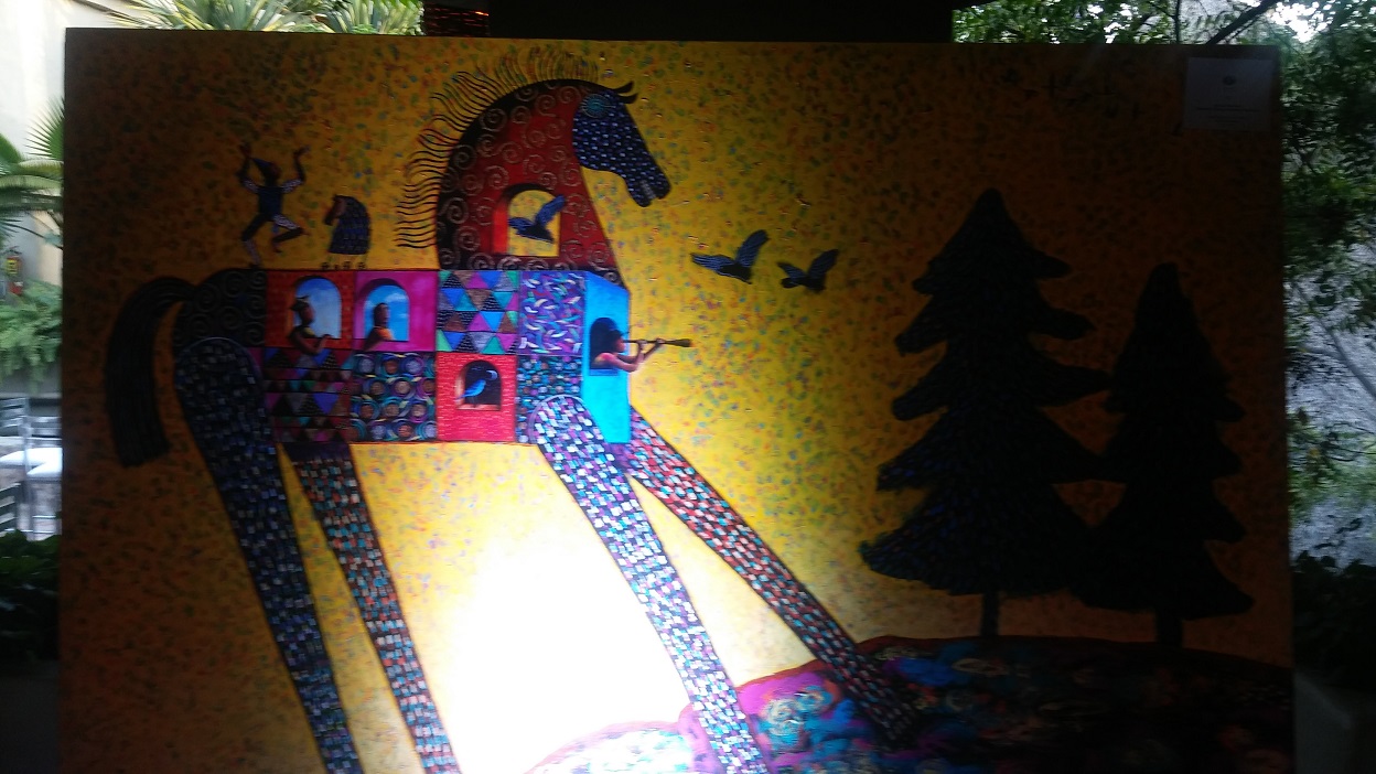 Un éxito subasta de arte  incluyente Amarte