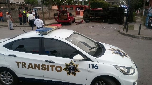 Accidentes vial en Ciudad Madero. 
