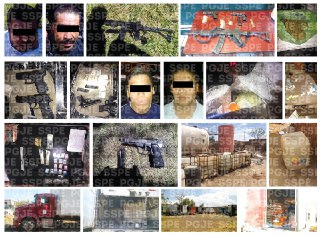 Además de los aseguramientos múltiples, fueron detenidas 26 personas. (Foto: Especial).