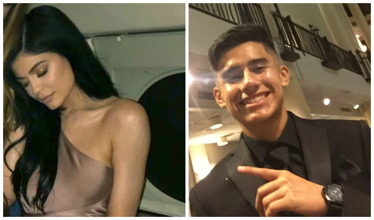 Albert Ochoa se volvió viral en redes sociales por llevar como pareja de graduación a Kylie Jenner.