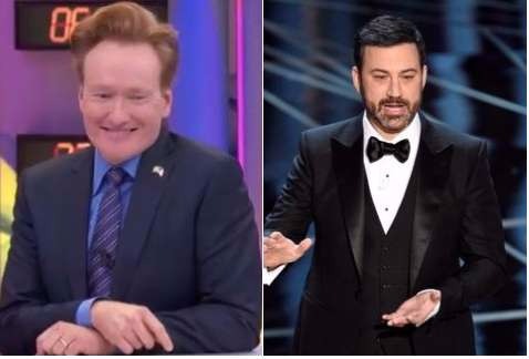 Conan O'Brien y Jimmy Kimmel