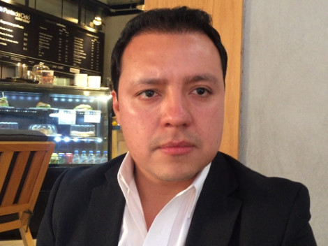 El director de la Comisión Estatal del Agua, Benjamín Hernández.