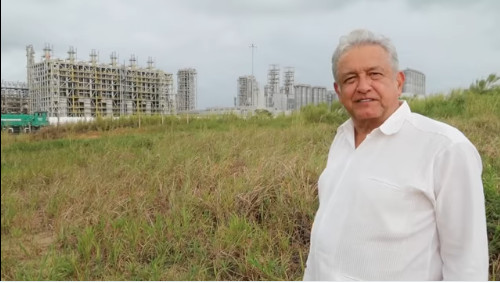 El presidente de Morena, Andrés Manuel López Obrador.