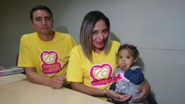 Pueden contactar a la familia en el facebook "Esperanza para Ashley".