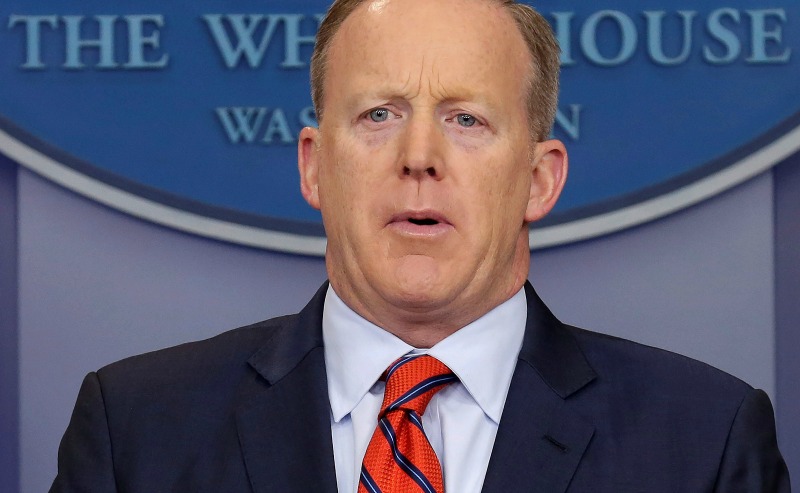 Sean Spicer, vocero de la Casa Blanca.