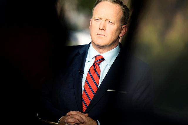 El vocero de la Casa Blanca, Sean Spicer.