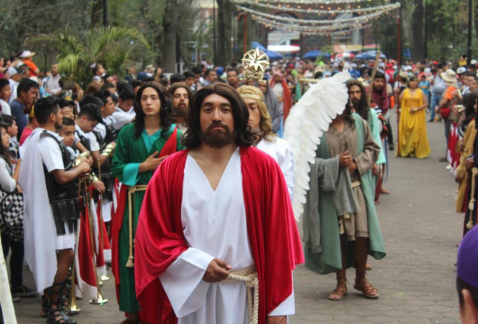 Saldo blanco, reportaron autoridades de Iztapalapa, luego de tres días de representación de la Pasión de Cristo.