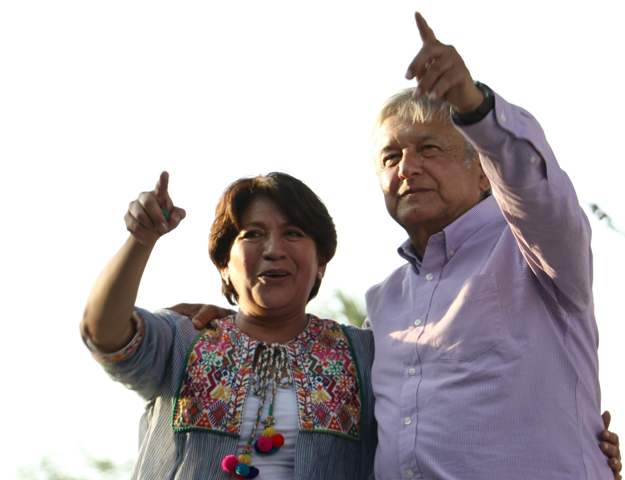 El dirigente nacional de Morena, Andrés Manuel López Obrador acompañará a la candidata al Estado de México, Delfina Gómez. 