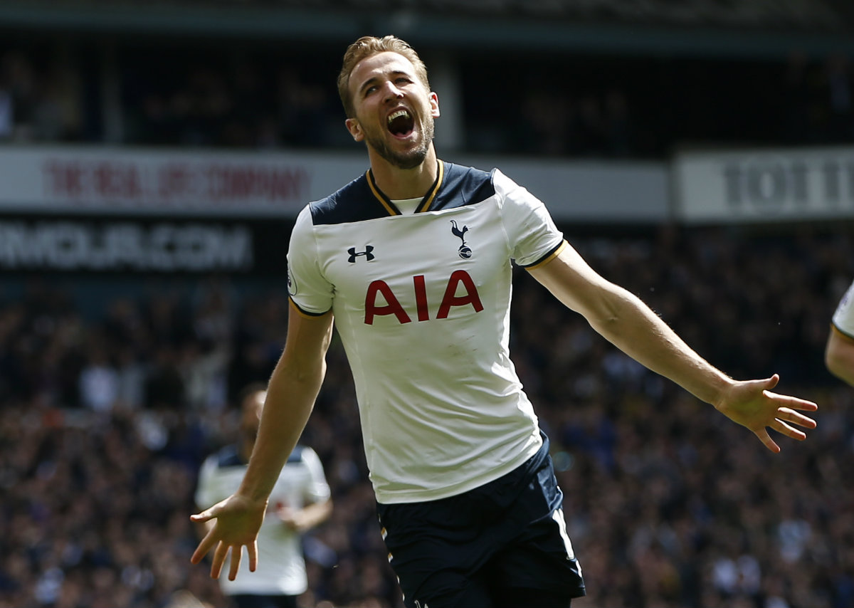 Harry Kane festeja en el partido ante Bournemouth