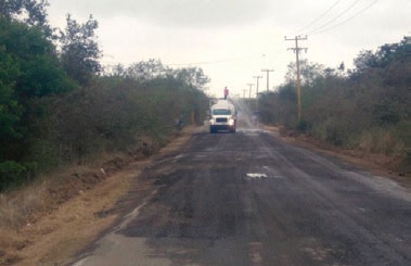 Ruta a Playa Tesoro.