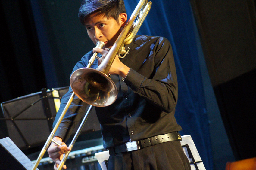 Isaac Martínez del Centro de Estudios Musicales de Torreón, estará en la Semana Nacional del Trombón.