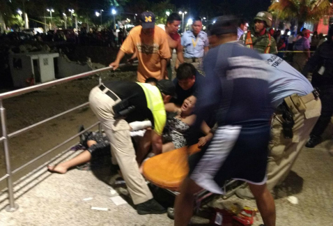Siete personas fueron heridas por arma de fuego, cuando al menos dos hombres balearon y mataron a otro tras perseguirlo.