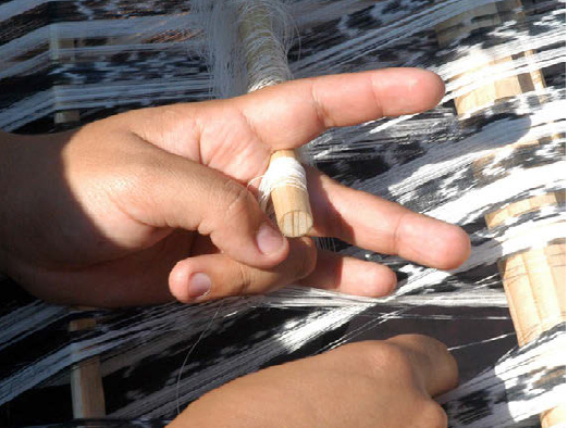 Artesanía, artesanos, tela, telar, tejido, bordado, rebozo, CLV