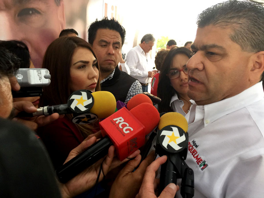 Miguel Riquelme señaló que la detención es un ejemplo de que nadie está sobre la justicia mexicana. 