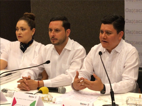 El secretario de Turismo de Oaxaca, Juan Carlos Rivera.