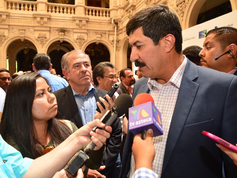 El gobernador de Chihuahua, Javier Corral.  