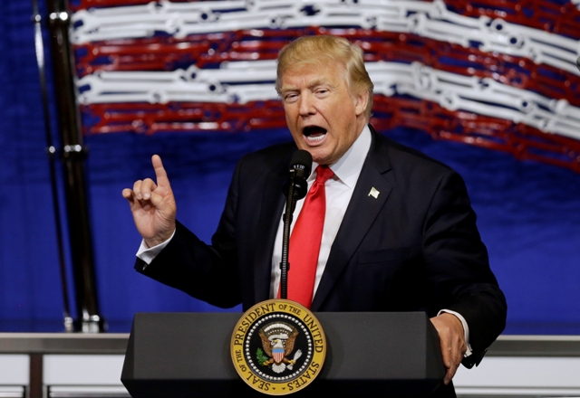 El presidente estadunidense, Donald Trump.