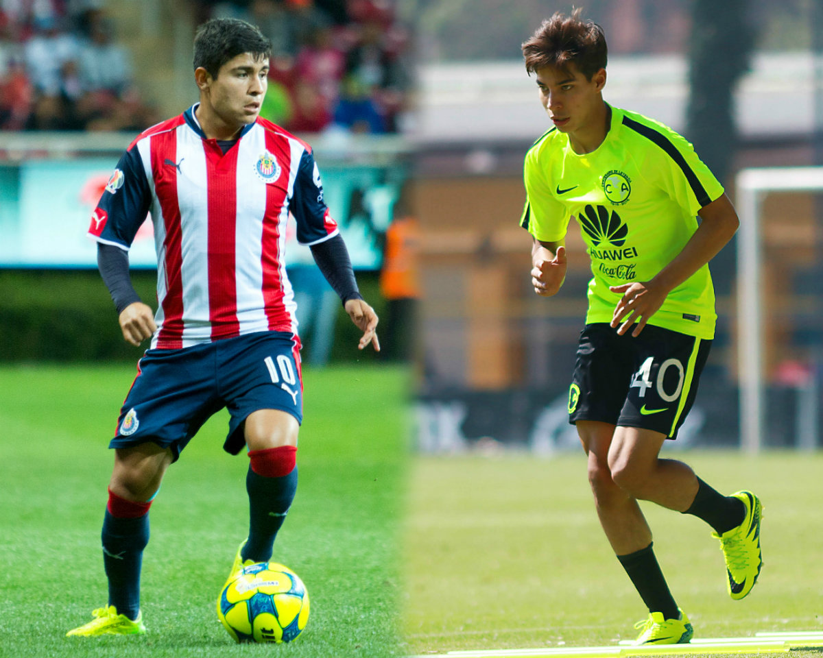 Javier López y Diego Lainez